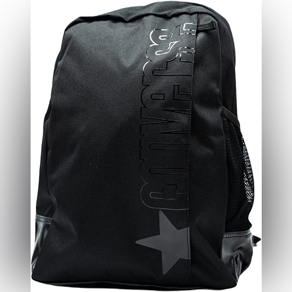 Converse Black Speed 2 Unisex Black Polyester Backpack One Size | NEW/NWT!!🖤✔️ - Picture 7 of 16